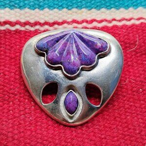 Jay King DTR Sterling Silver Purple Mojave Turquoise Statement Pendant